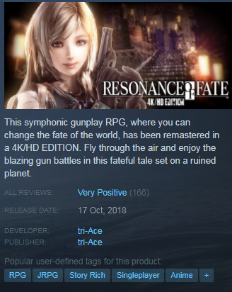حصريا لعبة الاكشن الاكثر من رائعة Resonance of Fate (End of Eternity) 4K/HD Edition 2018 Excellence Repack 4.81 GB بنسخة ريباك 2018-221