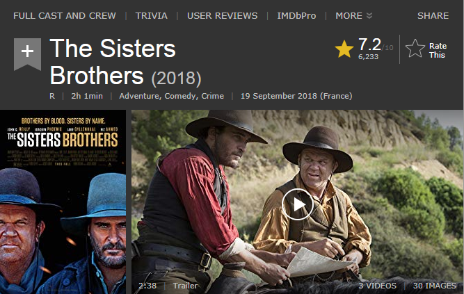 حصريا فيلم المغامرة والكوميدي والجريمة الرائع The Sisters Brothers (2018) 720p WEB-DL  مترجم بنسخة الويب ديل 2018-310