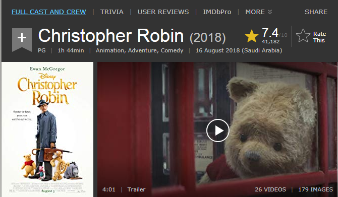 فيلم الاينمي والمغامرة والكوميدي الرهيب Christopher Robin (2018)720p BluRay مترجم بنسخة البلوري 2019-051