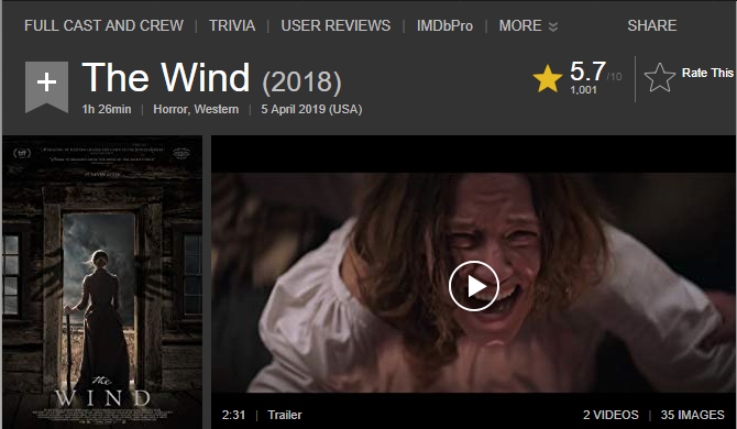 حصريا فيلم الرعب والويسترون الرائع The Wind (2018) 720p WEB-DL  مترجم بنسخة الويب ديل 2019-107