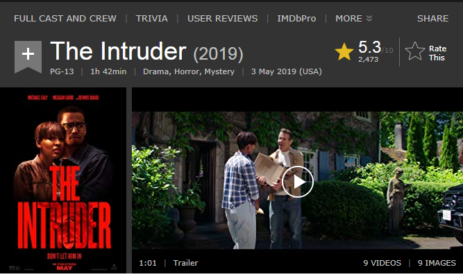 حصريا فيلم الدراما والرعب والغموض الجميل The Intruder (2019) 720p WEB-DL مترجم بنسخة الويب ديل 2019-147