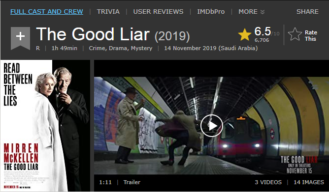 فيلم الجريمة والدراما والغموض الجميل The Good Liar (2019) 720p BluRay مترجم بنسخة البلوري 2020-088