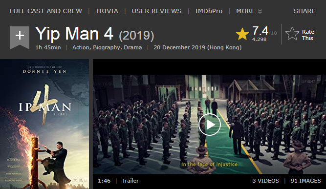 فيلم الاكشن والبيوجرافي والدراما الرهيب Ip Man 4 The Finale (2019) 720p BluRay مترجم بنسخة البلوري 2020-165
