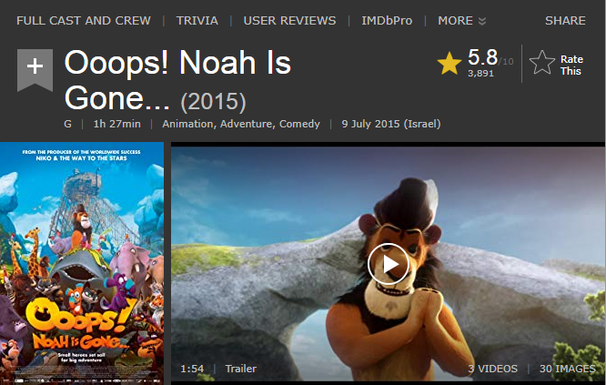 فيلم الاينمي والمغامرة والكوميدي الرائع Ooops! Noah Is Gone (2015) 720p BluRay مترجم بنسخة البلوري 2020-189