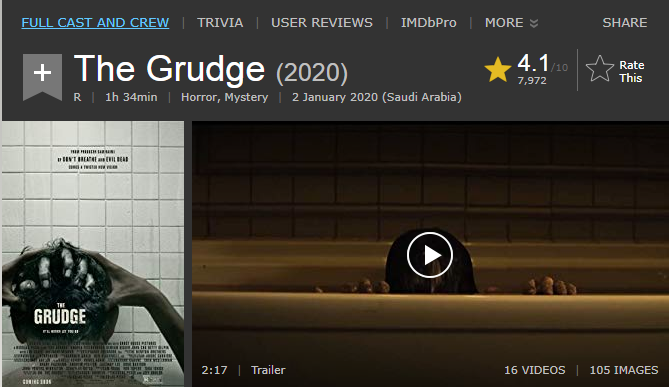 فيلم الرعب والغموض الجميل The Grudge (2020) 720p BluRay مترجم بنسخة البلوري 2020-220