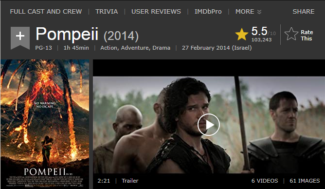 فيلم الاكشن والمغامرة والدراما الرائع Pompeii (2014) 720p BluRay مترجم بنسخة البلوري 2020-233