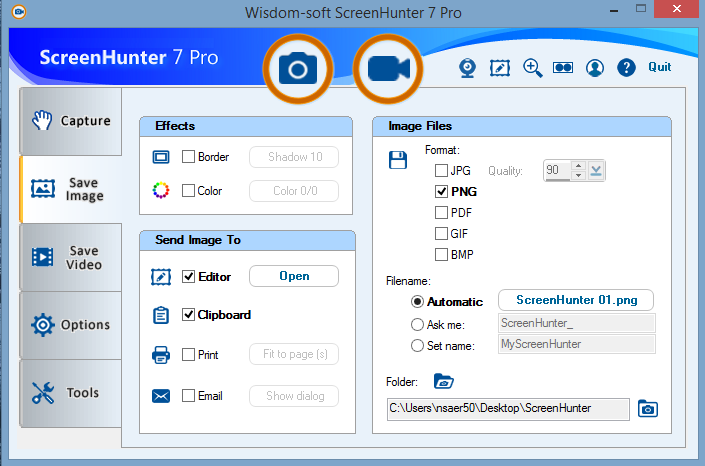 برنامج تصوير الشاشة الرائع ScreenHunter Pro 7.0.1041 + Crack باحدث اصدراته + التفعيل 2164