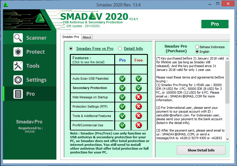 برنامج الحماية الرائع Smadav Pro 2020 13.4.1 + Serial Key باحدث اصدراته + التفعيل 586