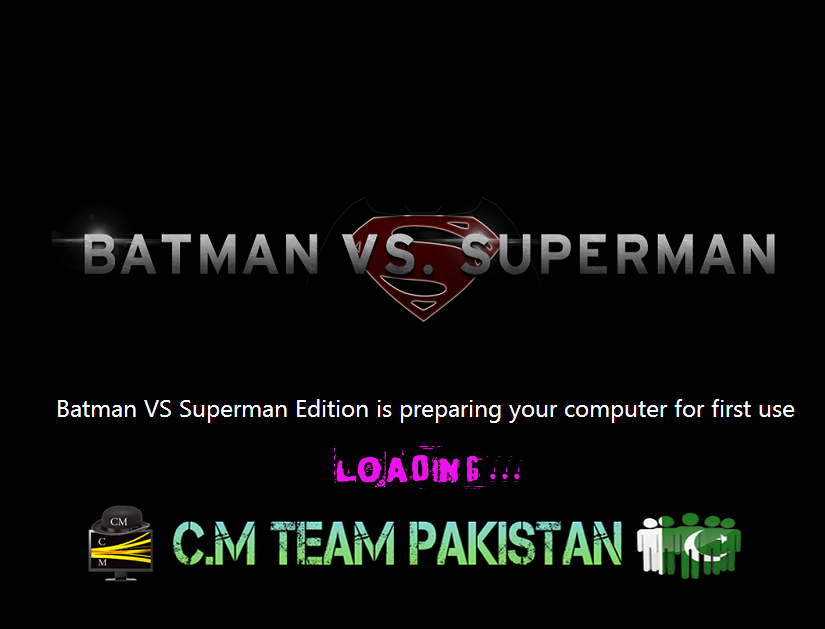 الويندوز الرائع والمعدل الجميل Windows 7 Batman Vs Superman X86 854 MB 638