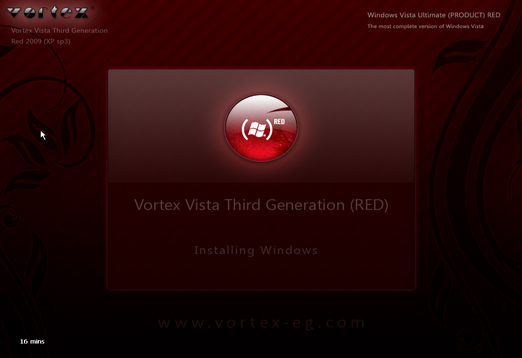 لعشاق الاكس بي  الويندوز الرائع والمعدل باحترافية windows XP Vortex 3G Red Edition 663 MB 654