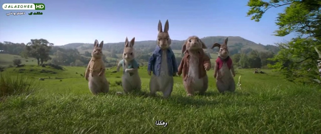 فيلم الاينمي والمغامرة والكوميدي الرائع Peter Rabbit (2018) 720p BluRay مترجم بنسخة البلوري 719