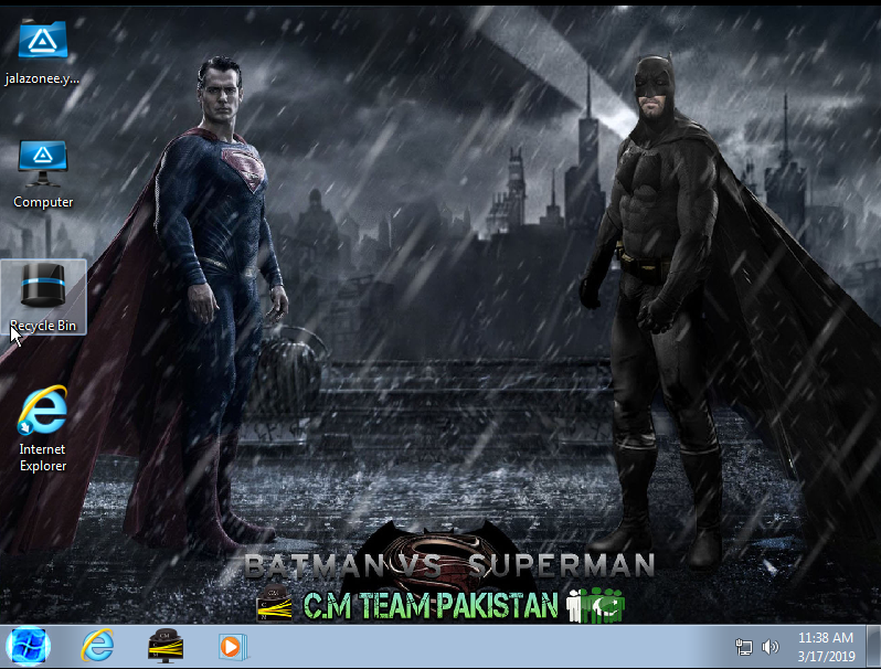 الويندوز الرائع والمعدل الجميل Windows 7 Batman Vs Superman X86 854 MB 916