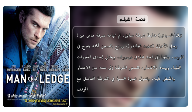 اعادة الرفع للفيلم الاكشن والمغامرة والجريمة الاكثر من رائع Man on a Ledge (2012) 720p BluRay مترجم بنسخة البلوري Aao4195