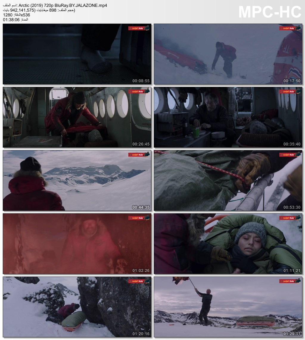حصريا فيلم المغامرة والدراما الرائع Arctic (2019) 720p BluRay مترجم بنسخة البلوري Arctic12