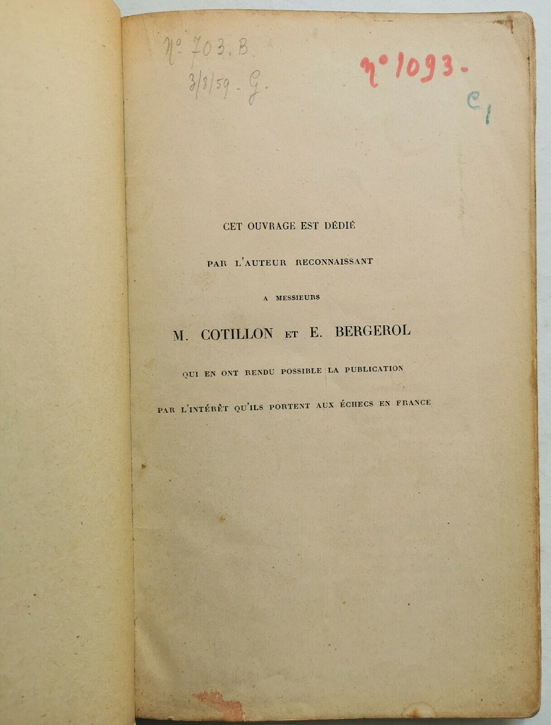 [Alphonse GOETZ] COURS d'ÉCHECS - 1921  -  Cours_12