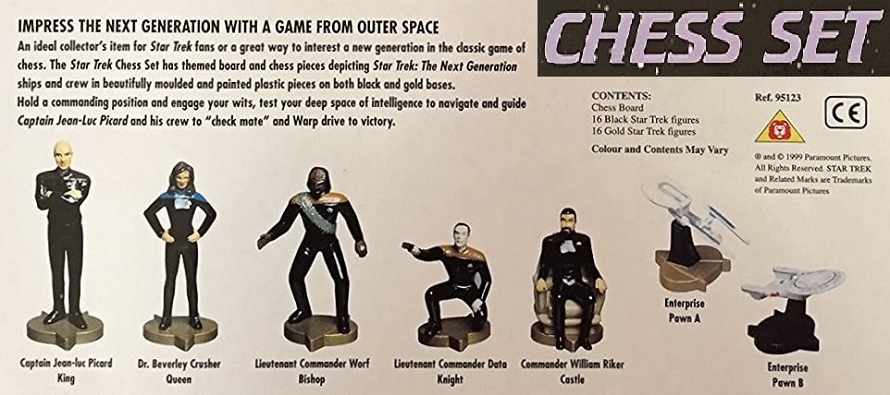 STAR TREK THE NEXT GENERATION CHESS-SCHACH Jlpst10