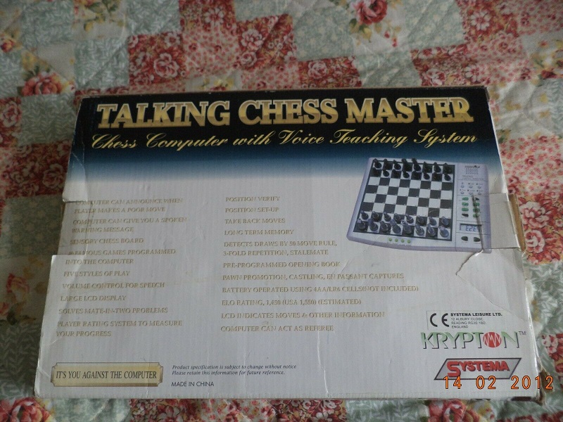 Krypton Talking Chess Master Krypto23