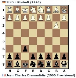 [TR: C960/P/116] Stefan Rheindt (1926) vs Jean-Charles Diamantidis Partie40