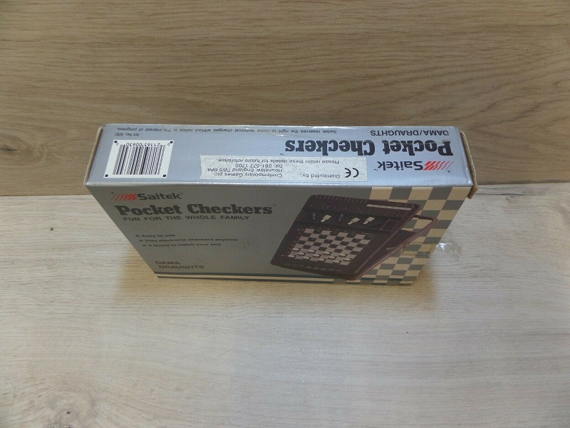 saitek - Travel Saitek Pocket Checkers Dames Portable S-l16019