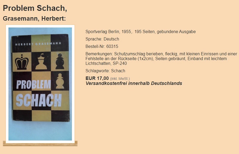[Herbert Grasemann] Problem Schach S-l16041
