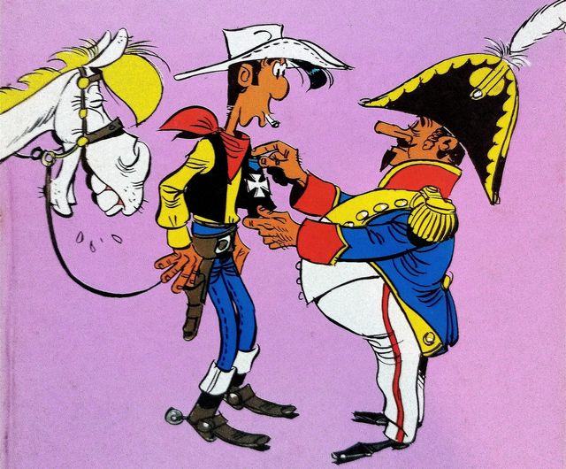 Lucky Luke est une série de bande dessinée belge de western humoristique cr 43078210