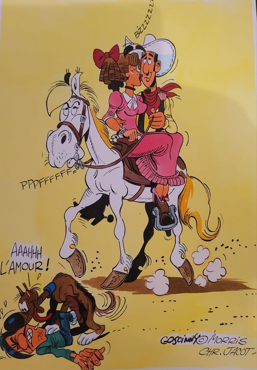 Lucky Luke est une série de bande dessinée belge de western humoristique cr 43168710