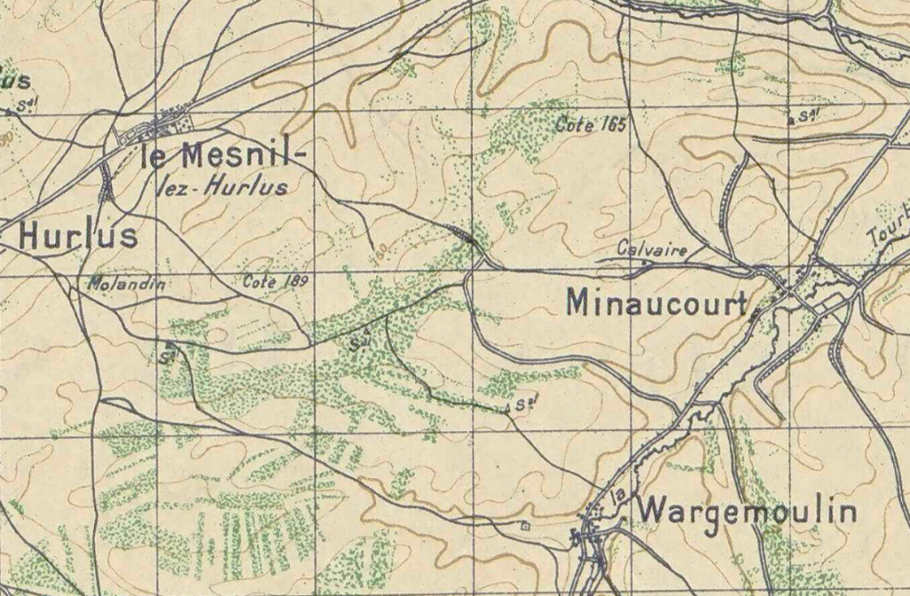 Minaucourt-le-Mesnil-lès-Hurlus ( Hurlus - Perthes - Souain - Wargemoulin ) Captu363