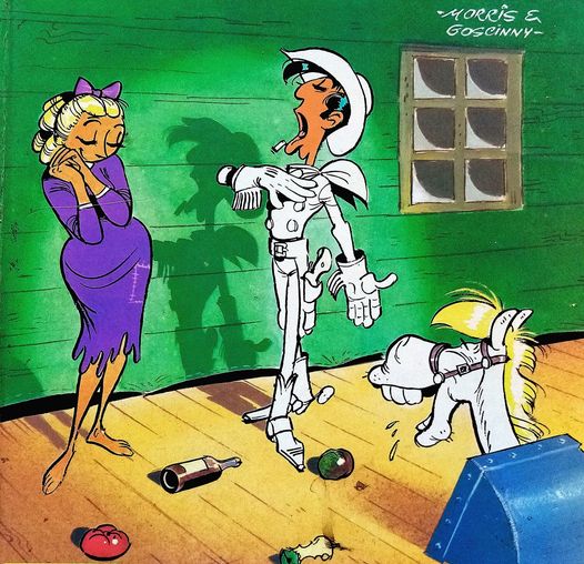 Lucky Luke est une série de bande dessinée belge de western humoristique cr Ko_1233
