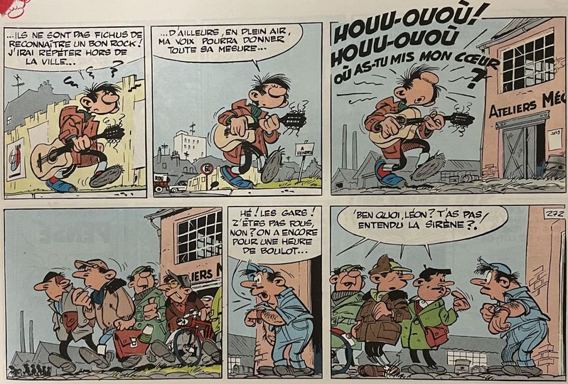 Gaston Lagaffe est un personnage de bande dessinée créé en 1957 par le dess Ko_2327