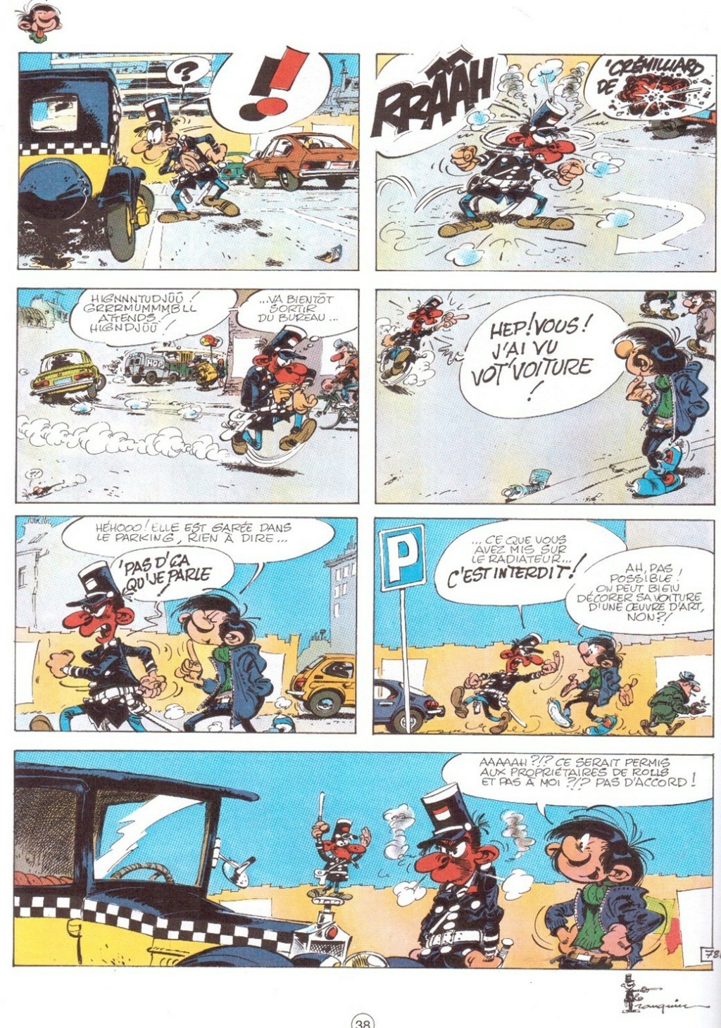 Gaston Lagaffe est un personnage de bande dessinée créé en 1957 par le dess Ko_3021