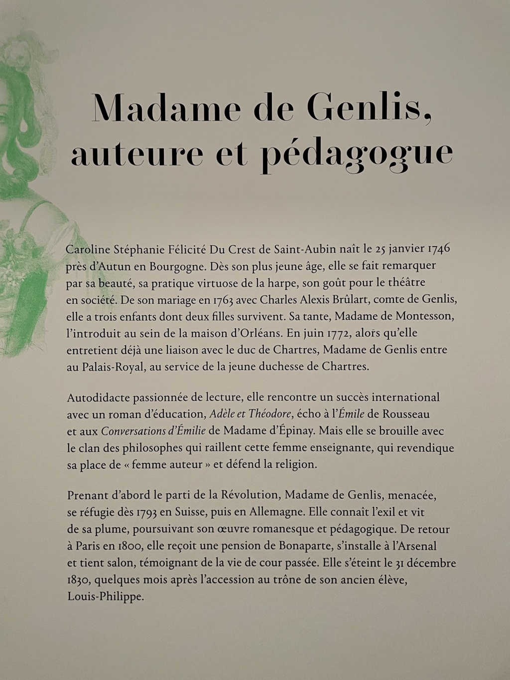 Félicité du Crest de Saint-Aubin, comtesse de Genlis, puis marquise de Sillery - Page 5 924b3610