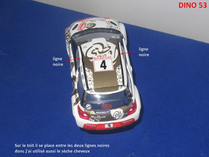 CITROEN DS 3  WRC Mte CARLO 2005 Réf 80758 C3201524
