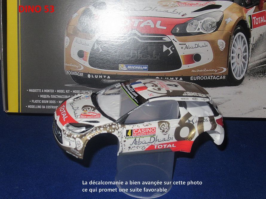 CITROEN DS 3  WRC Mte CARLO 2005 Réf 80758 C3201527