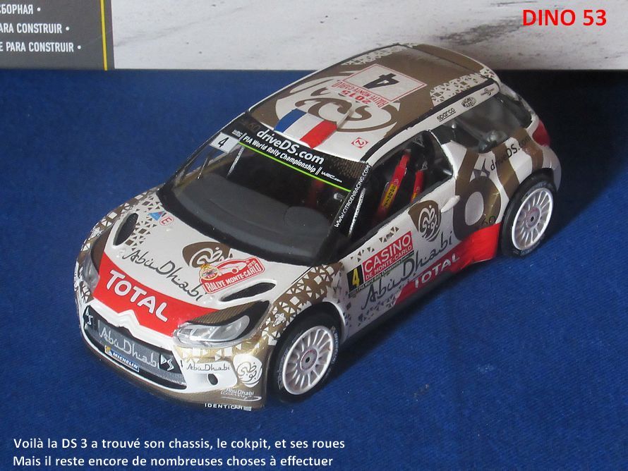 CITROEN DS 3  WRC Mte CARLO 2005 Réf 80758 C3201528