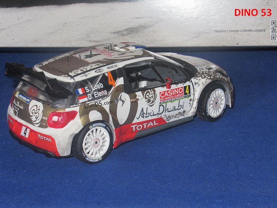 CITROEN DS 3  WRC Mte CARLO 2005 Réf 80758 C3201531