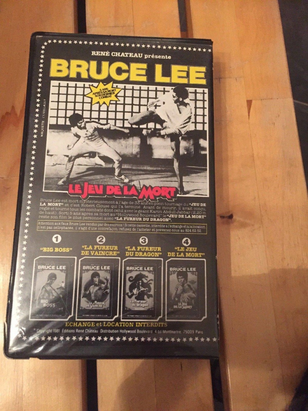 Scène du restaurant Red Pepper : Bruce Lee Le jeu de la Mort VHS René Chateau (1ère édition 1981) 49789510