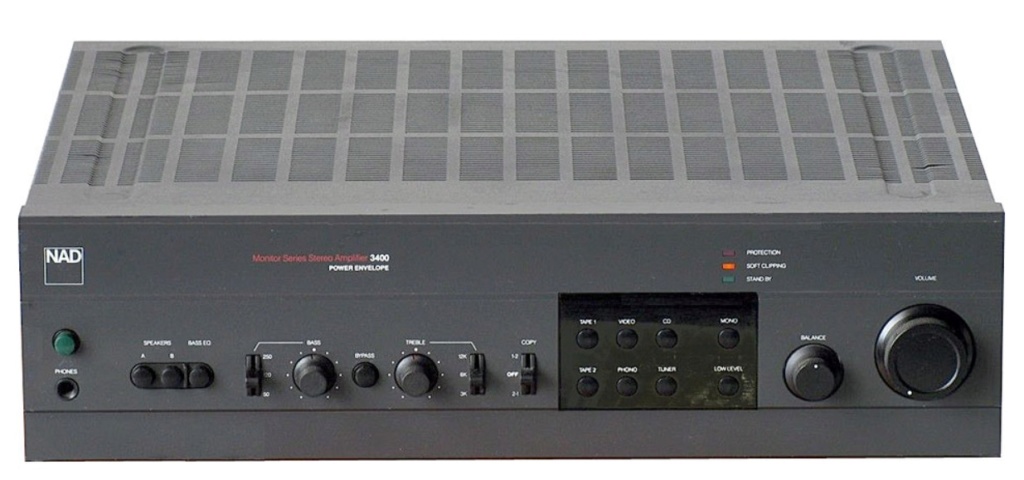 NAD 3400 Monitor Series Integrated Stereo Amplifier 150€ Sem_tz10
