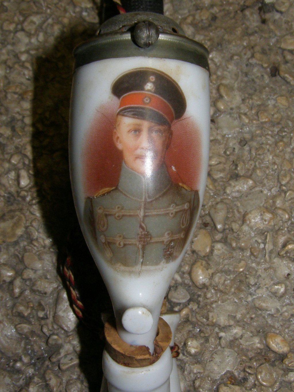 (P) VENDUE pipe patriotique noël 1914 5 ARMEE KRONPRINZ 80€ port compris P1011119