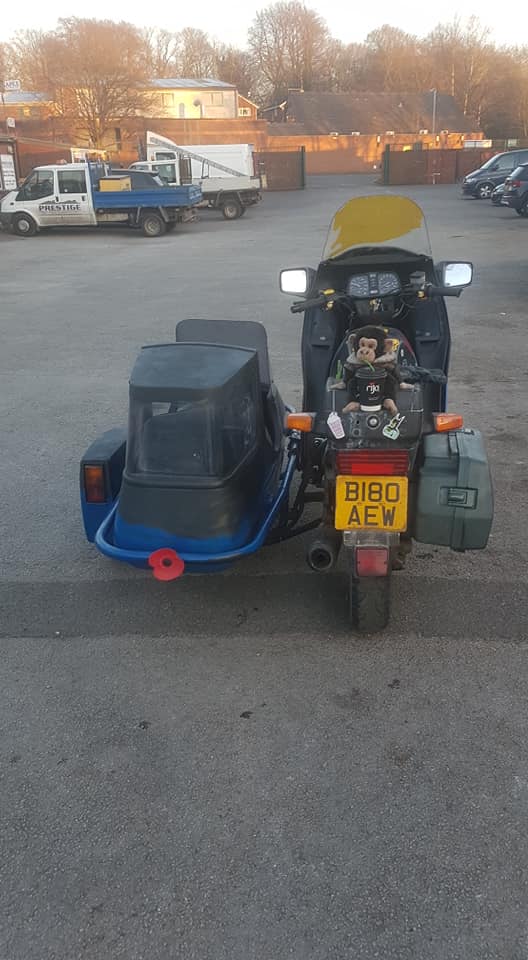 Added the sidecar but It might get scrapped soon. K100_310