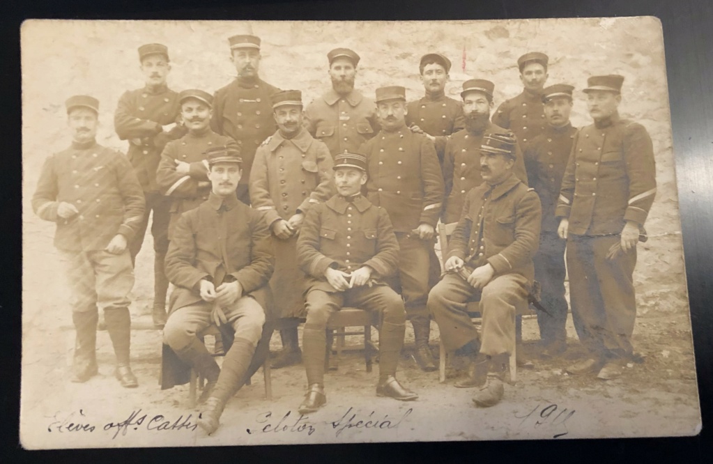 carte photo élèves officiers WW1 Img_9211