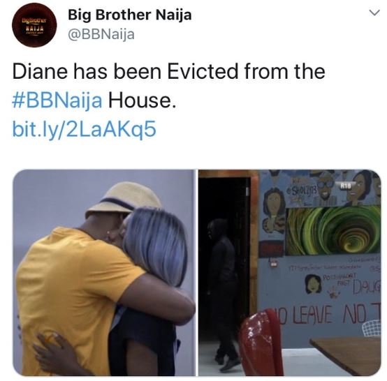 BBNaija: Moment Diane Was Evicted From Big Brother Naija 1-12810