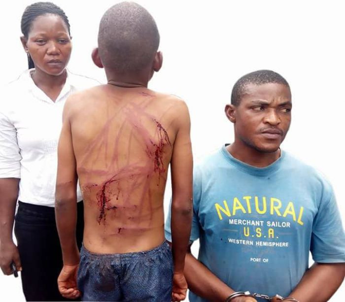 Wickedness!! Husband And Wife Arrested For Torturing 13-Year-Old Nephew In Delta (Photos) 1-216-10
