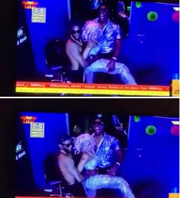 BBNaija 2019: Omashola And Seyi Rock Mercy At The Same Time At Final Party (Photos) 1-2910