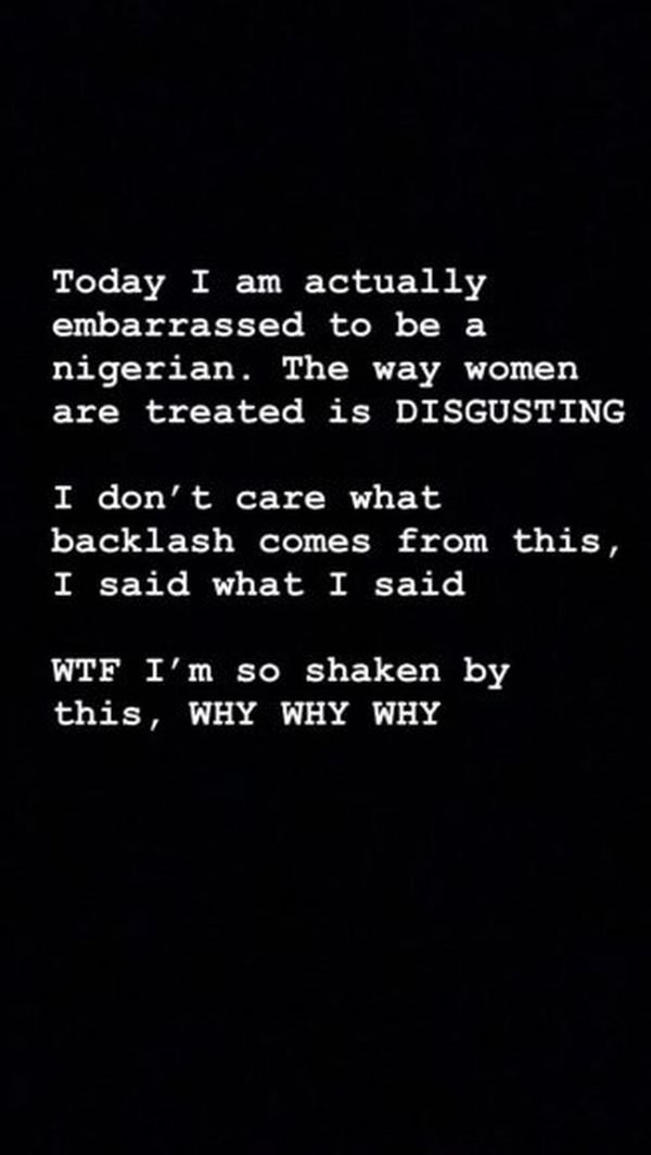 “I Am Embarrassed To Be A Nigerian” – Tiwa Savage, Shames Nigerian Men (See What She Wrote) 1-5-110