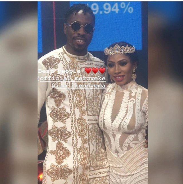 BBNaija 2019 Winner, Mercy Poses With Her Man, Ike In Matching Outfits (Photo) 10350310