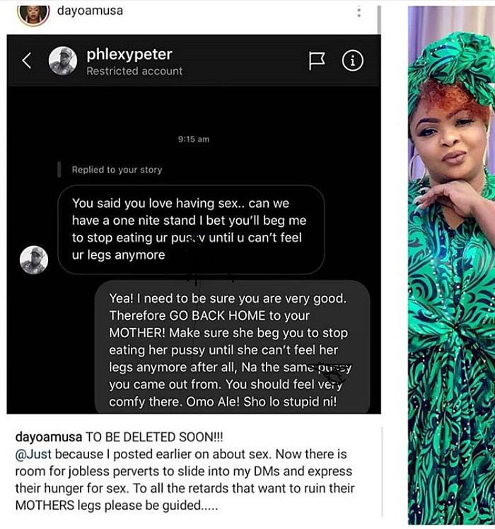 Actress Dayo Amusa Drags Men Demanding For Sexual Encounter With Her (Photo) 2fbbd410