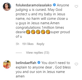 Celebrities React To Halima Abubakar’s Revelation That Her Baby Was Born Prematurely 311