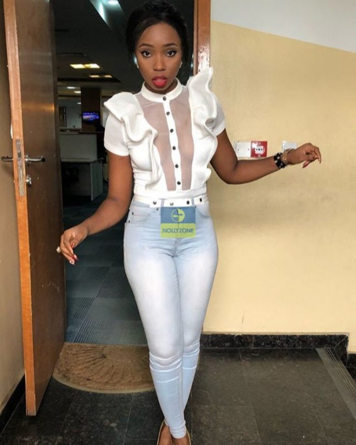 Ex BBNaija housemate; Bambam Steps Out Without Bra (See Photos) 36136610