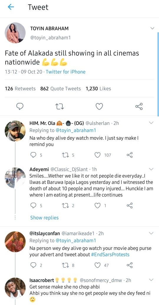 Nigerians Drag Actress, Toyin Abraham For Saying This 5-110