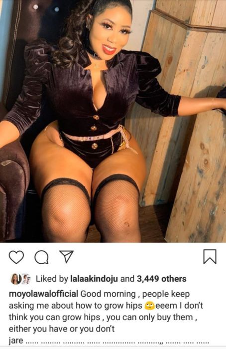 Moyo Lawal Replies A Follower Who Preached Repentance To Her After She Shared Racy Photos 5e26c810
